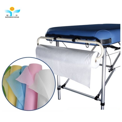 PP SMS Disposable Medical Exam Paper Roll PP+PE Lamination Fabric