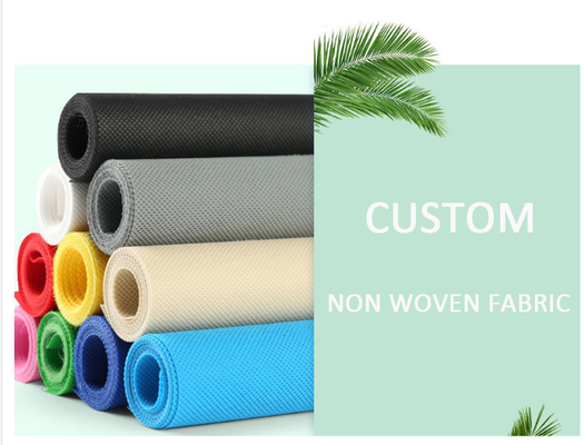 TNT Yellow PP Nonwoven Fabric Roll Breathable 9 - 260 Gram