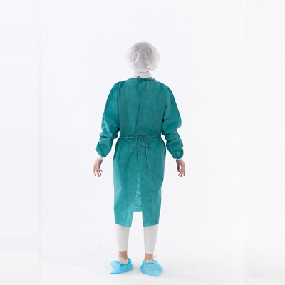 Anti Static Disposable Lightweight Isolation Gowns Dustproof For Protection